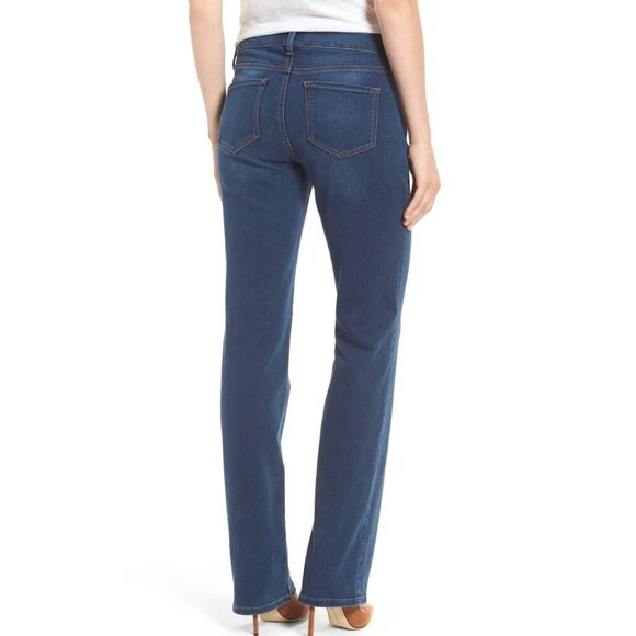 New w/Tags - sz 12 - NYDJ Marilyn Straight Jeans in Sea Breeze (Medium) Wash - Picture 8 of 10